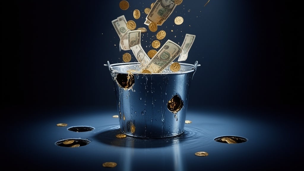 穴の空いたバケツのメタファー